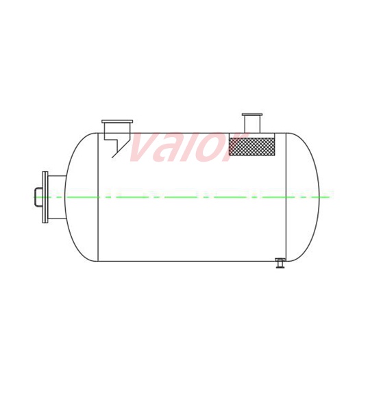 The regeneration gas knock-out drum separates liquid impurities entrained in the regeneration gas, ensuring gas dryness and the safe operation of subsequent equipment.