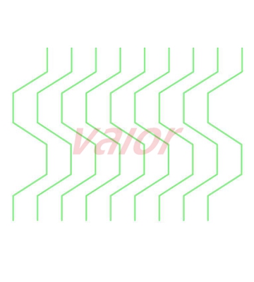 A chevron plate with S shape.