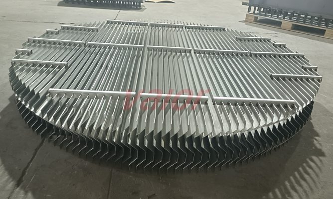 SS304 C type Chevron Mist Eliminator pre-assembly.