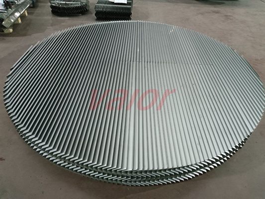 OD 2260mm W type vane pack mist eliminator with pickling treatment.