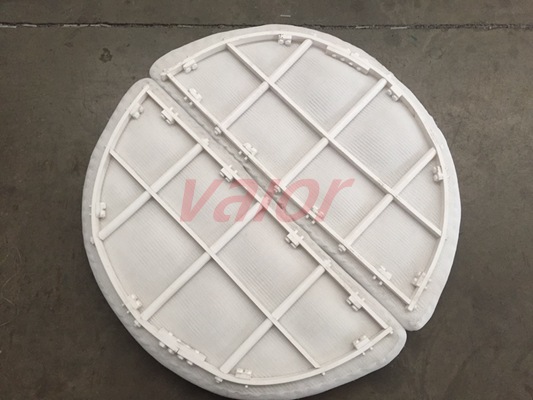 A F4 mist eliminator made into 2 segments.