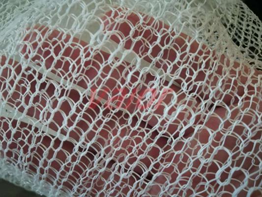This photo shows PTFE knitted wire mesh details.