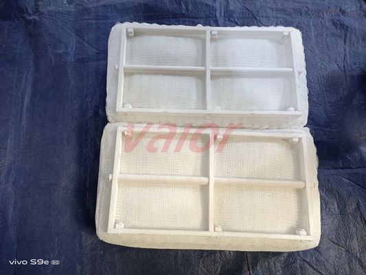 2 pieces of PTFE wire mesh mist eliminator in rectangular shape.